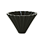 Origami - keramický dripper S - černý - Černá