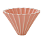 Origami - keramický dripper M - růžový