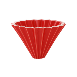 Origami - keramický dripper S - červený