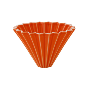 Origami - keramický dripper S - oranžový