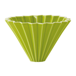 Origami - keramický dripper M - zelený